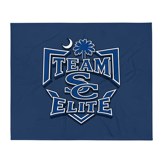 Throw Blanket | TEAM SC ELITE | Emblem Logo