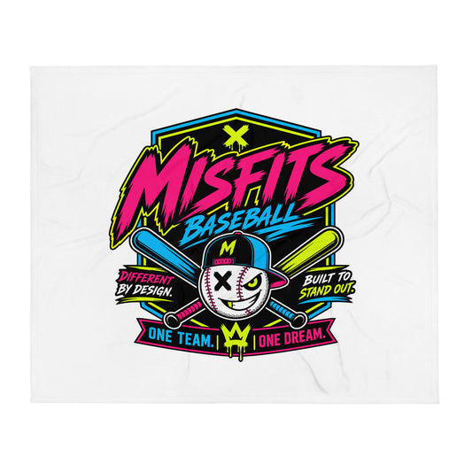 Throw Blanket | Misfits Baseball | Valor Logo