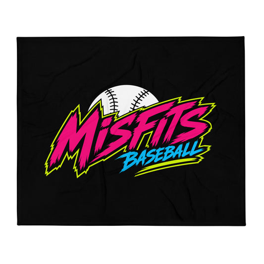 Throw Blanket | Misfits Baseball | Athletics Logo