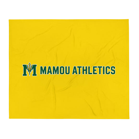 Throw Blanket | Mamou High School | Emblem Logo