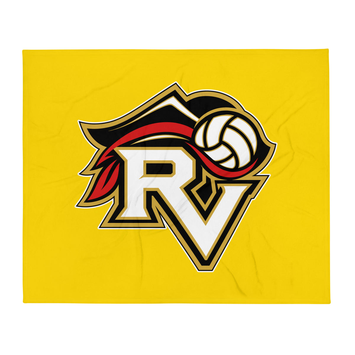 Throw Blanket | Rebels Volleyball Club | Vanguard Logo
