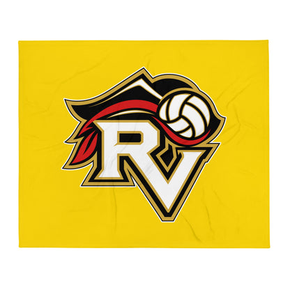 Throw Blanket | Rebels Volleyball Club | Vanguard Logo