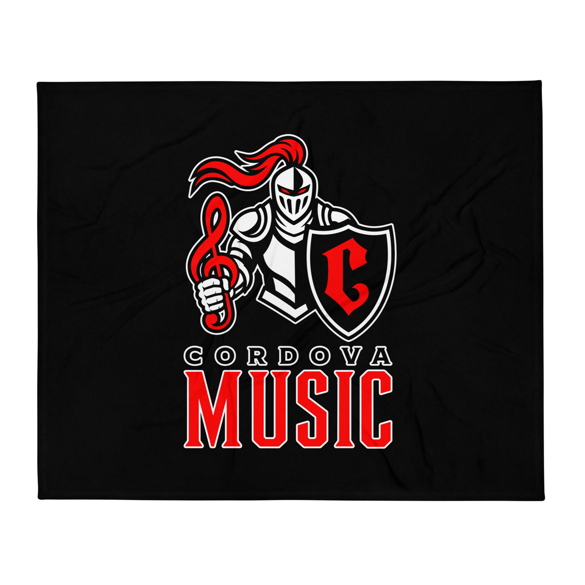Throw Blanket | Cordova High Music | Vanguard Logo