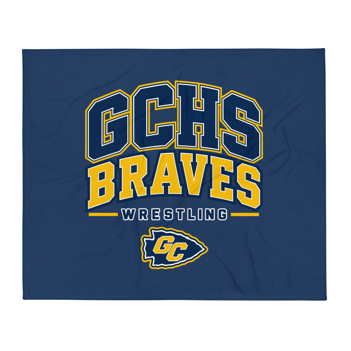 Throw Blanket | Grant County High School Wrestling | Vanguard Logo