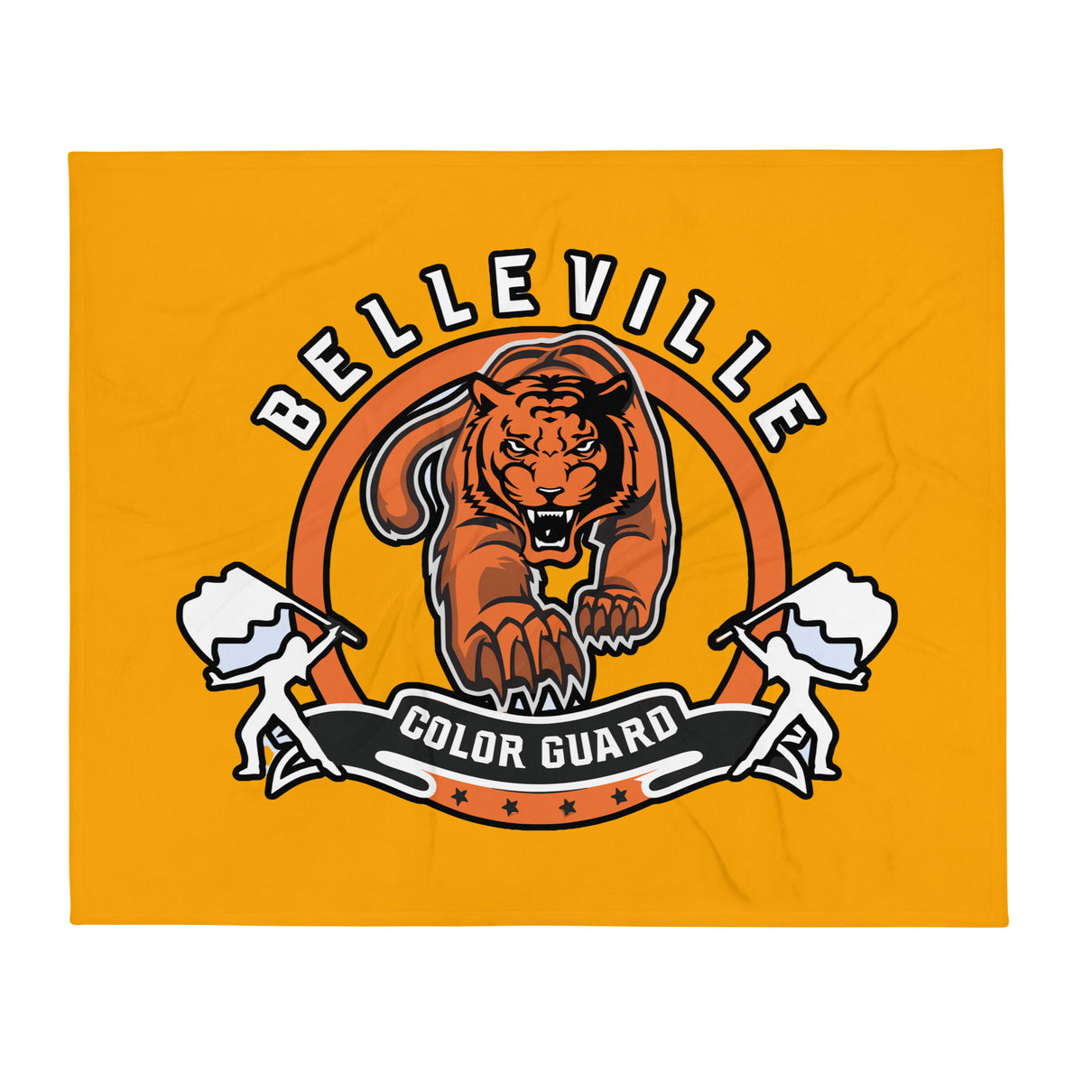 Throw Blanket | Belleville Community Guard Programs | Vanguard Logo