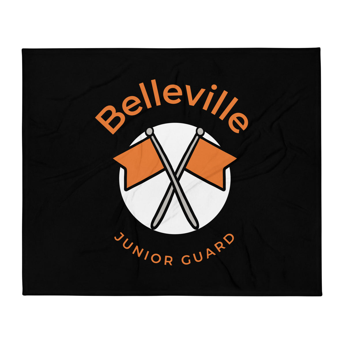 Throw Blanket | Belleville Community Guard Programs | Crest Logo
