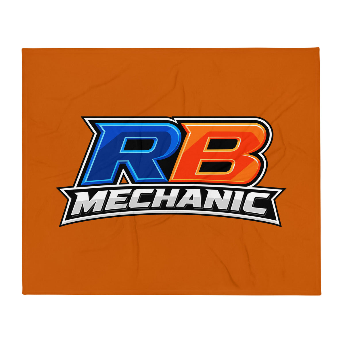 Throw Blanket | RB Mechanic | Crest Logo