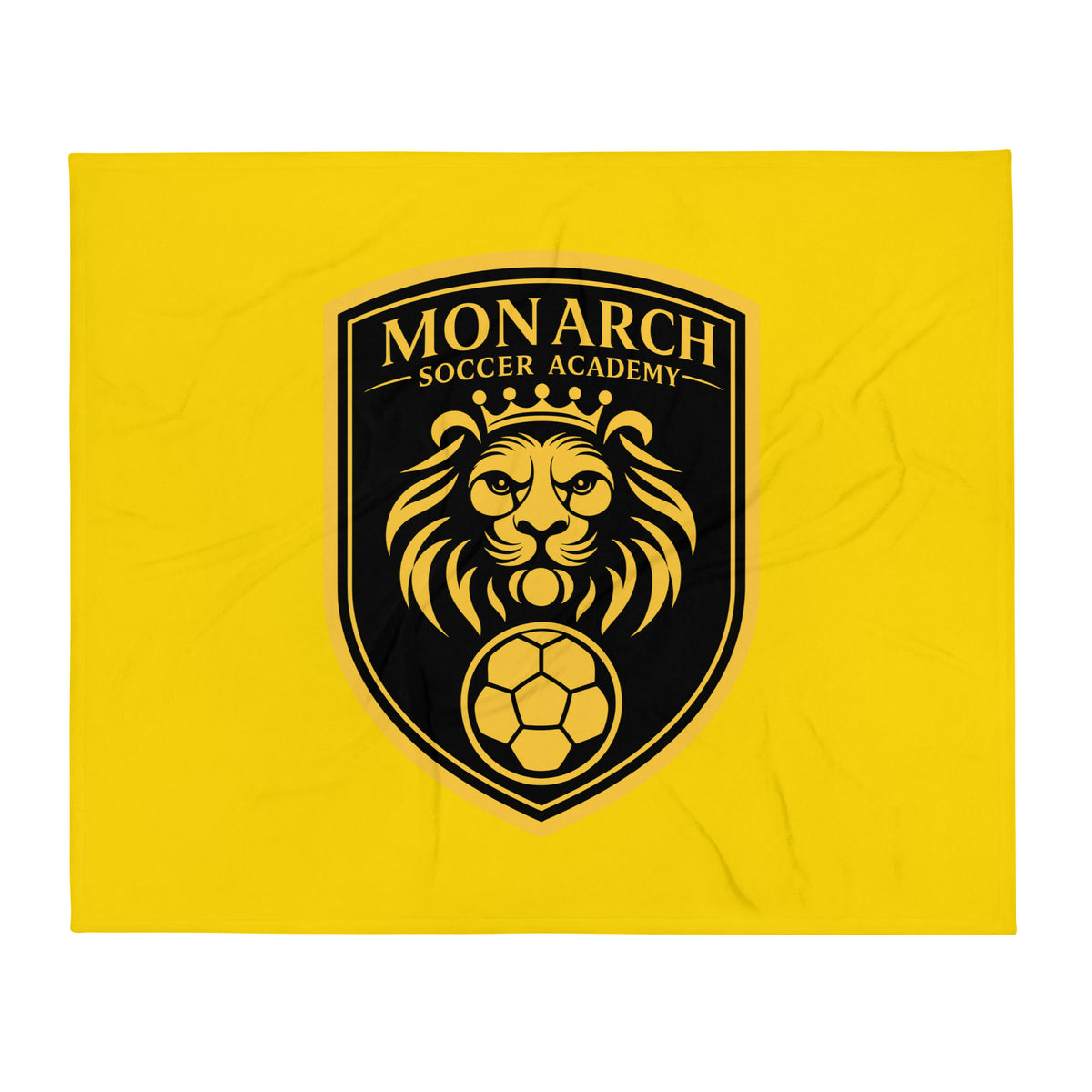Throw Blanket | Monarch Soccer Academy | Shield Logo