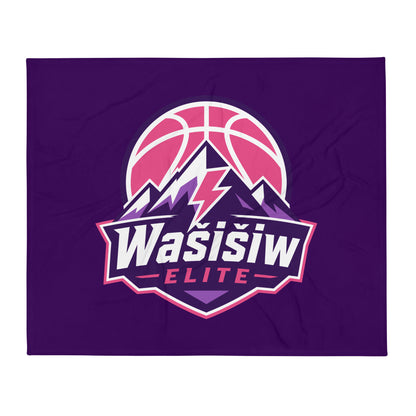Throw Blanket | Wašišiw Elite | Emblem Logo