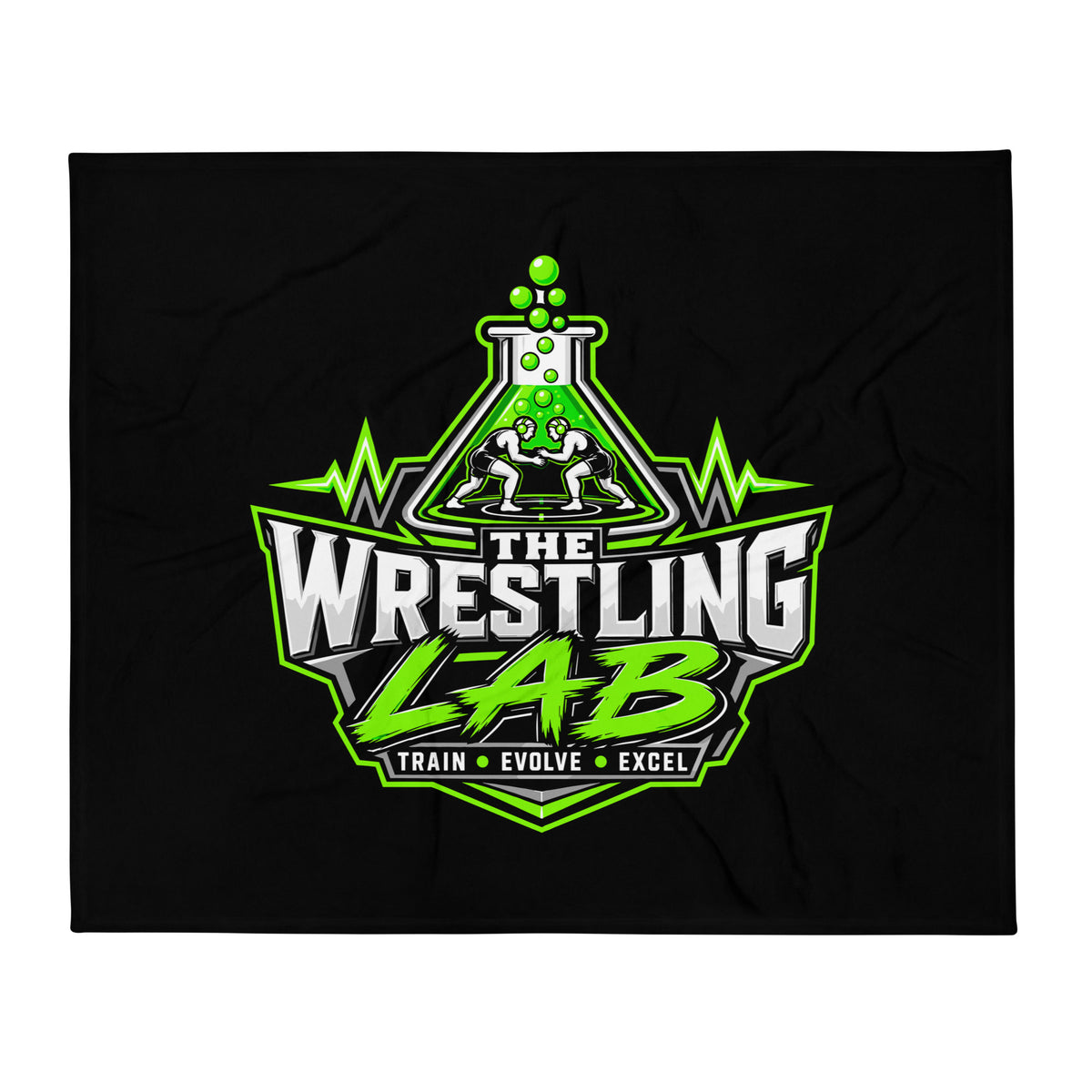 Throw Blanket | The Wrestling Lab | Emblem Logo
