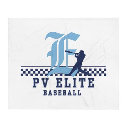 Throw Blanket | PV Elite 7U Baseball | Valor Logo