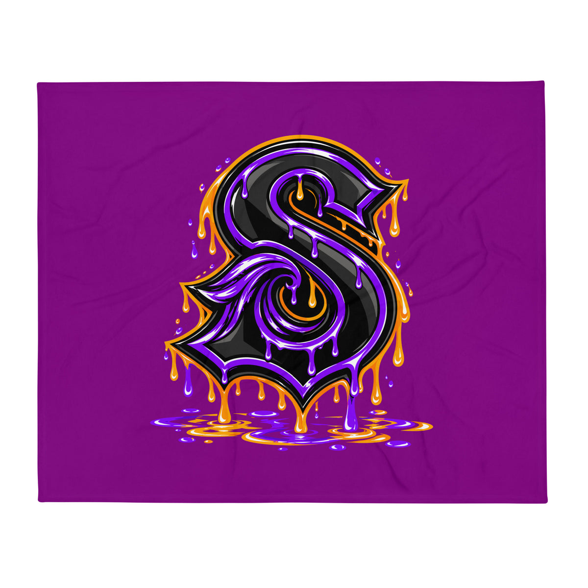 Throw Blanket | Naples Sirens | Lettermark Logo