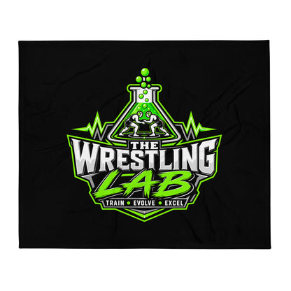 Throw Blanket | The Wrestling Lab | Emblem Logo