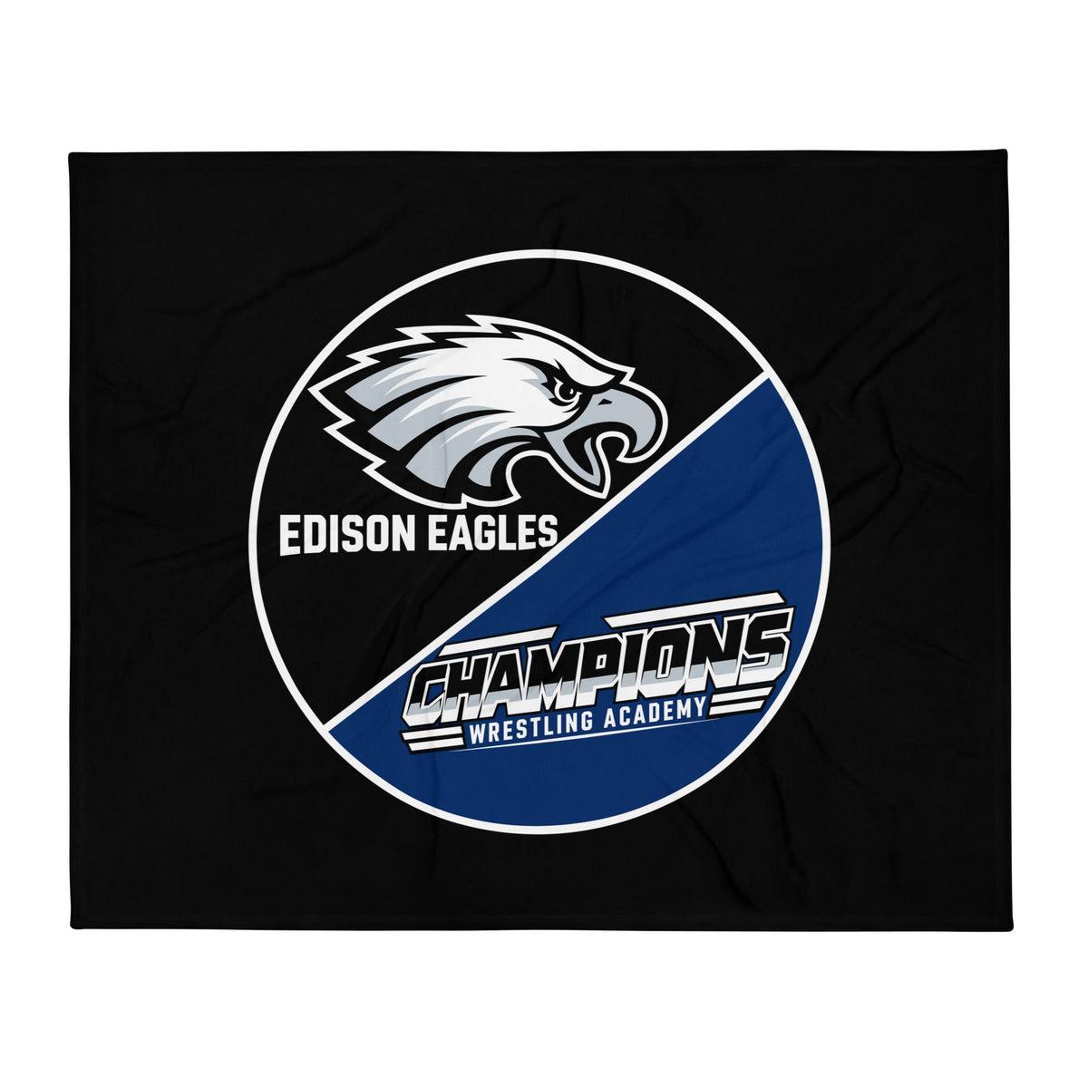 Throw Blanket | Edison Eagles/CWA Wrestling | Badge Logo