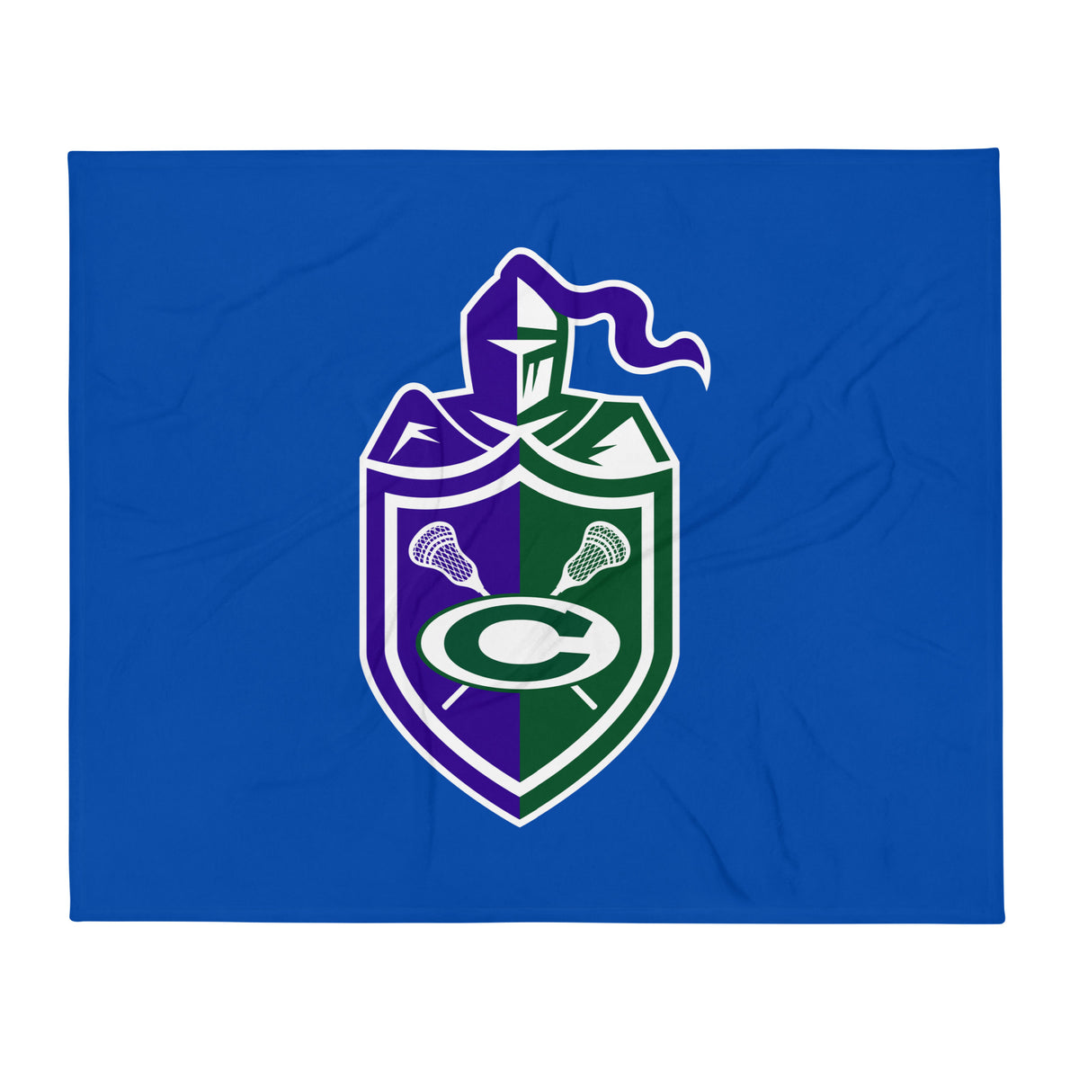 Throw Blanket | Central West Girls Lacrosse | Crest Logo