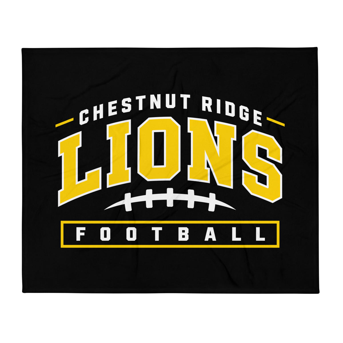 Throw Blanket | Chestnut Ridge Lions Football | Valor Logo