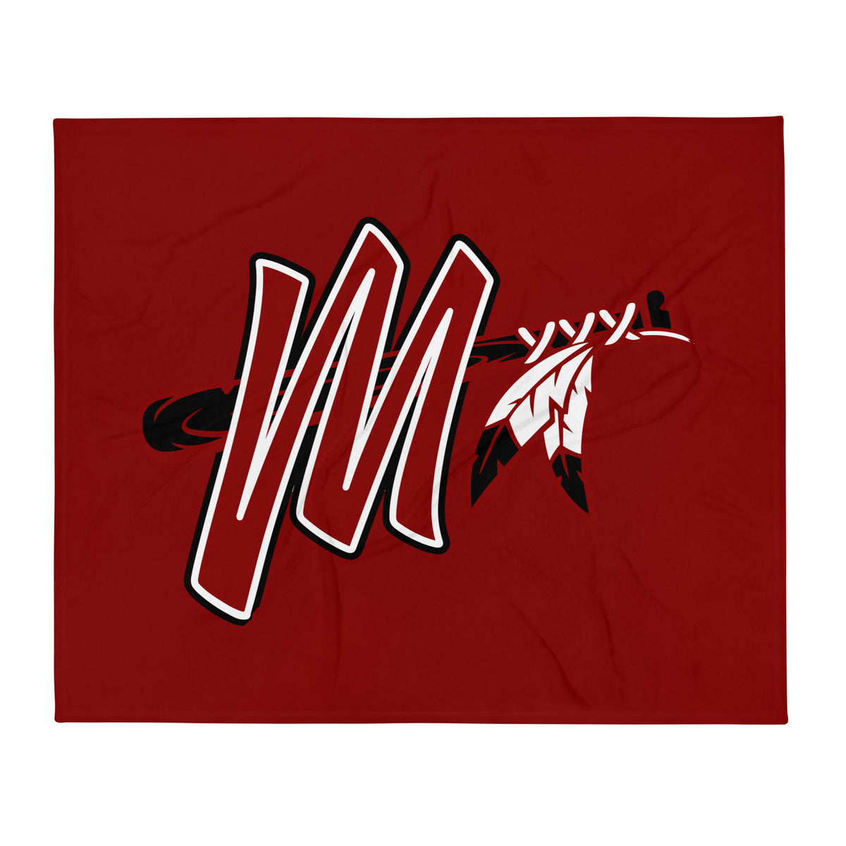 Throw Blanket | Mohawks Baseball 8u | Crrest Logo