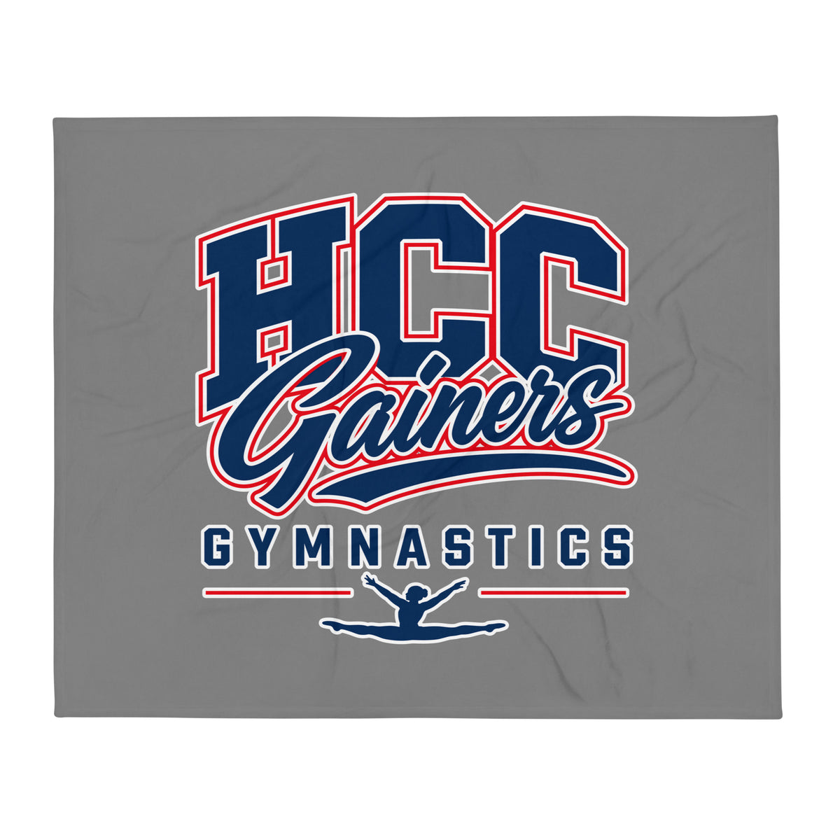 Throw Blanket | HCC Gymnastics | Apex Logo