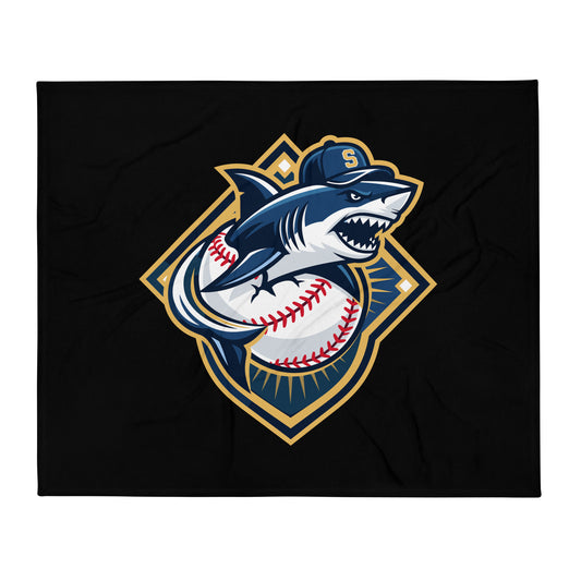Throw Blanket | Sharks Diamond Sports | Vanguard Logo
