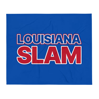 Throw Blanket | Louisiana Slam Baseball | Lettermark  Alt Logo