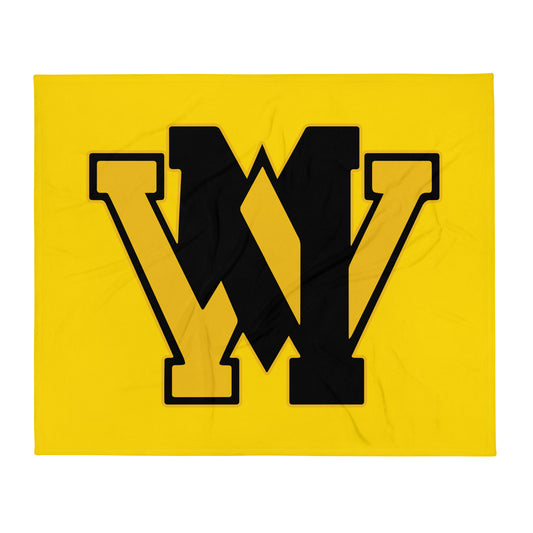 Throw Blanket | West Milford Indoor Track & Field Team | Emblem Logo