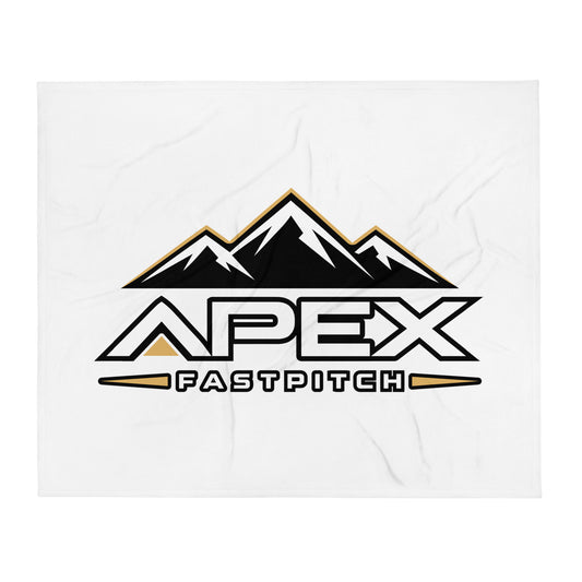 Throw Blanket | Apex Fastpitch | Crest Logo