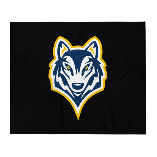 Throw Blanket | Highland youth football and cheer | Mascot Logo