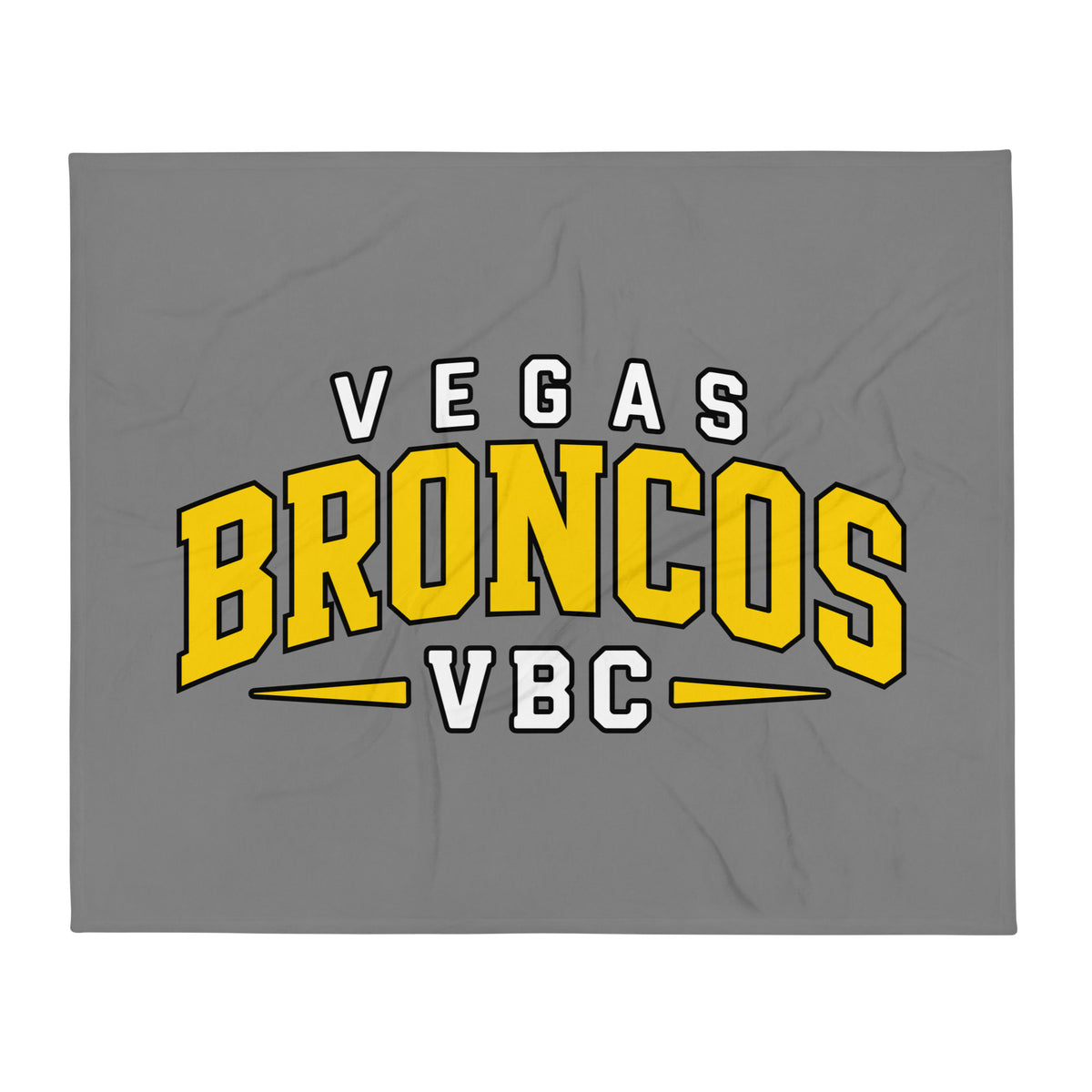 Throw Blanket | Vegas Broncos VBC | Athletics Logo