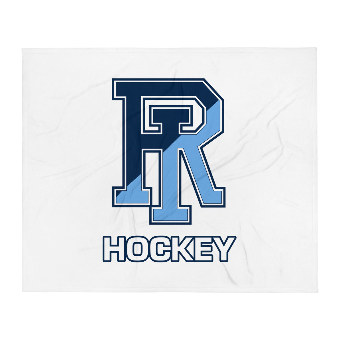 Throw Blanket | URI Men’s Hockey | Crest Logo