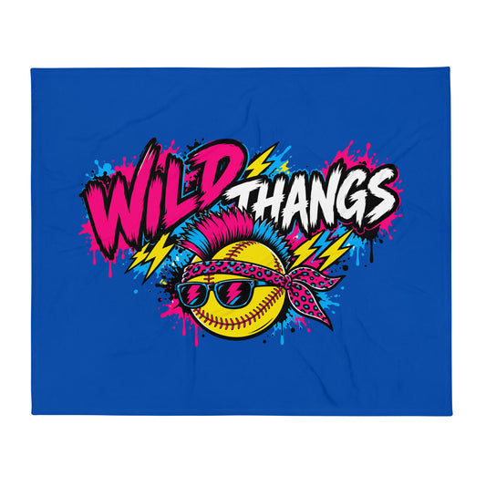 Throw Blanket | Wild Thangs | Vanguard Logo