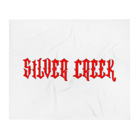 Throw Blanket | Silver Creek 12U Schreiber | Modern Script Logo