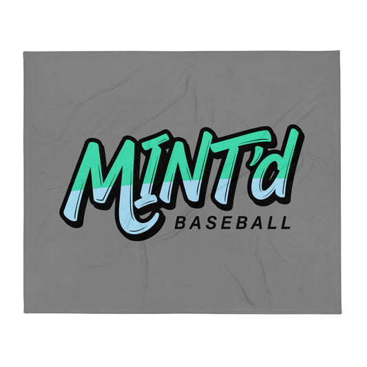 Throw Blanket | MINT'd Baseball | Crets Logo