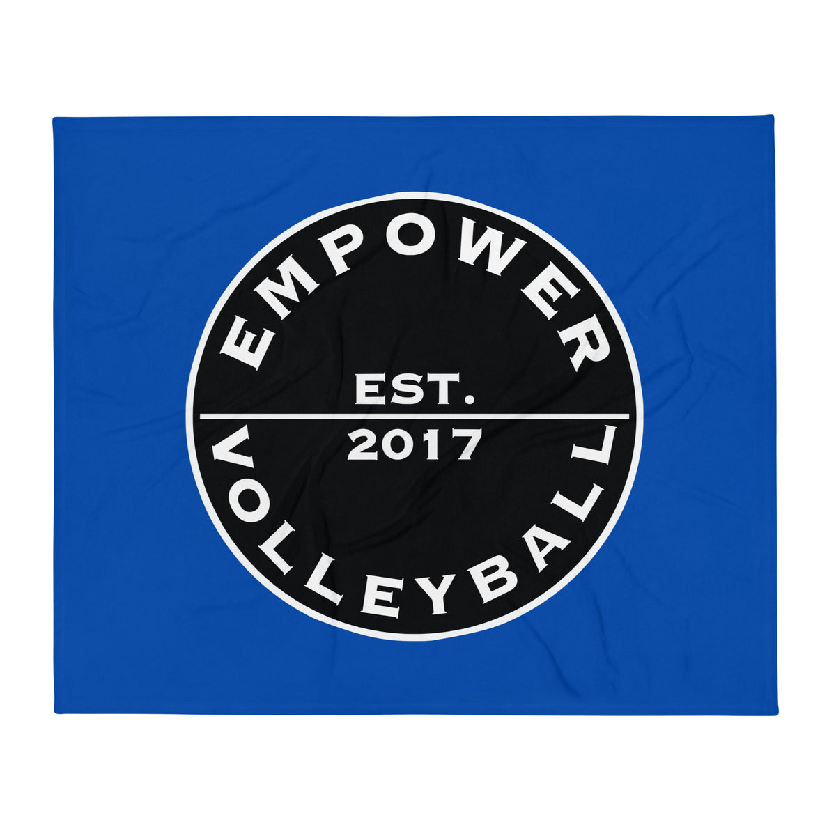 Throw Blanket | Empower Volleyball Club | Alpha Spike Logo