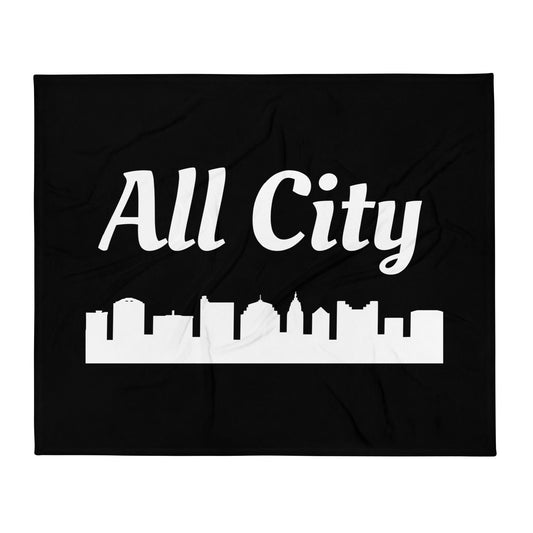 Throw Blanket | All City Volleyball Club | Alt Logo