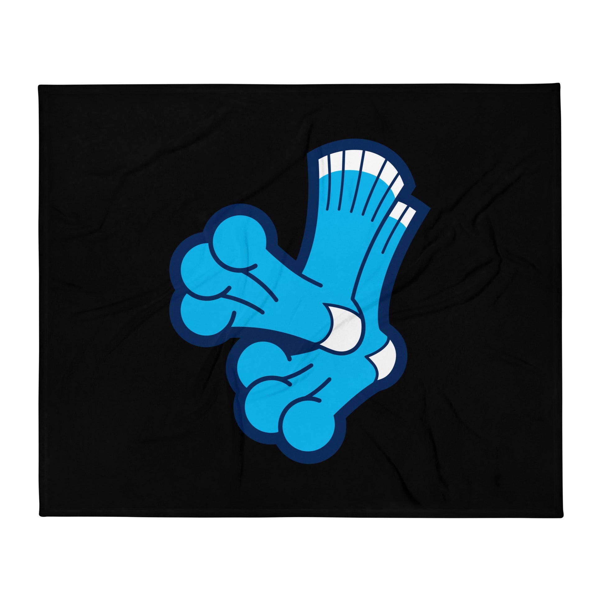 Throw Blanket | Aquasox Softball | Athletic Sock Logo