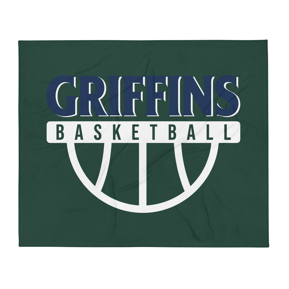 Throw Blanket | Arma Dei Academy Basketball | Griffins Basketball Logo