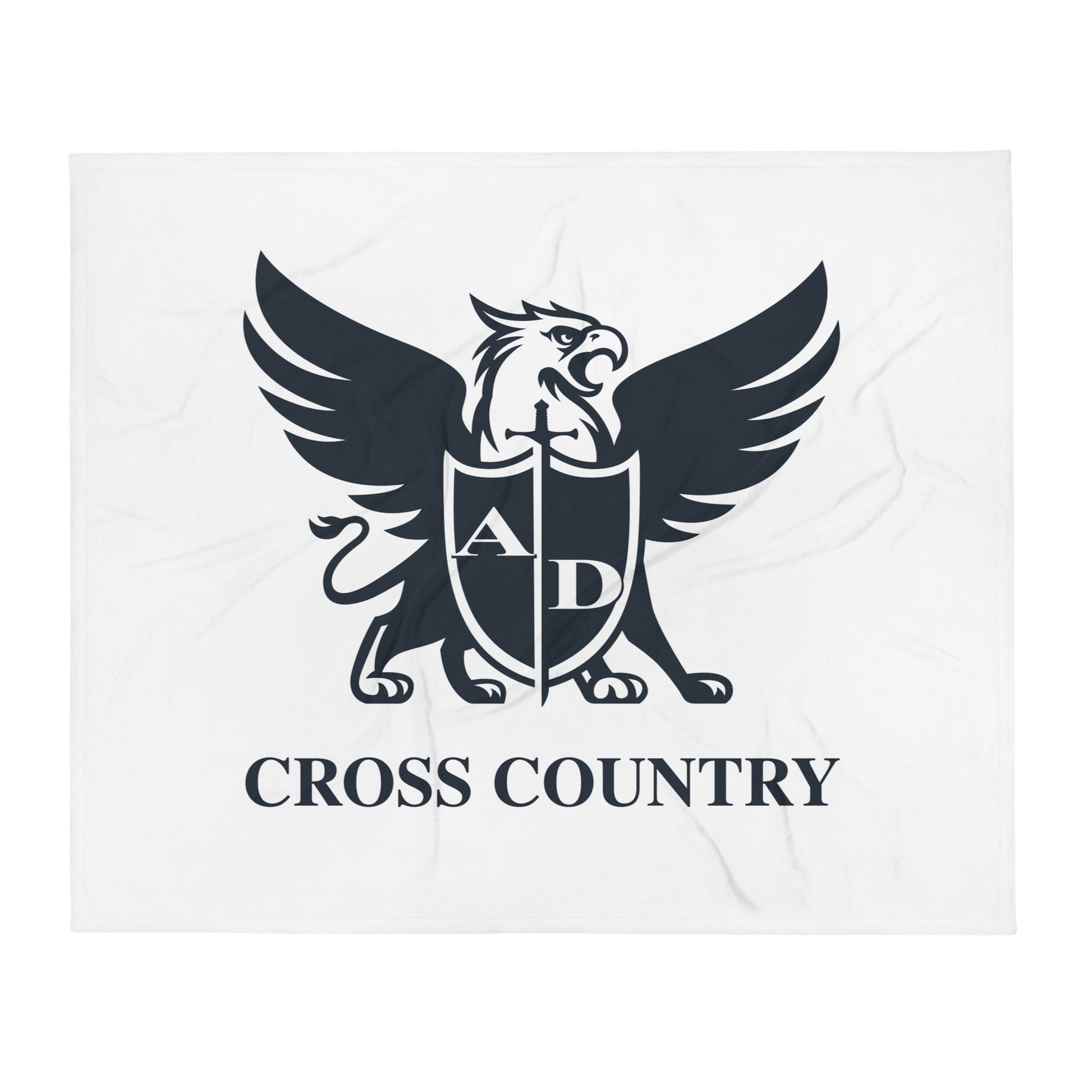 Throw Blanket | Arma Dei Academy Cross Country | Griffin Logo