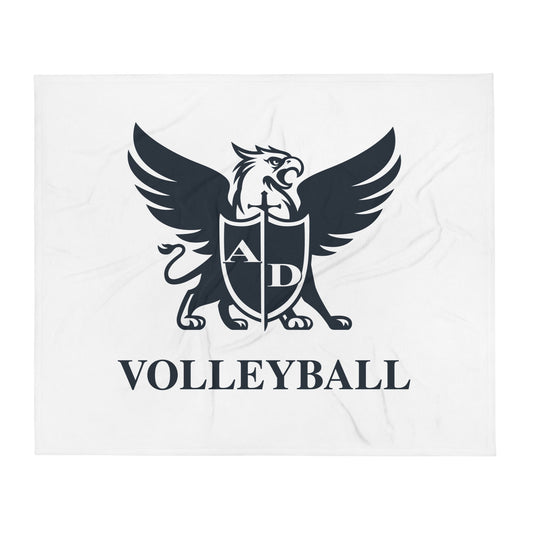 Throw Blanket | Arma Dei Academy Volleyball | Griffin Logo