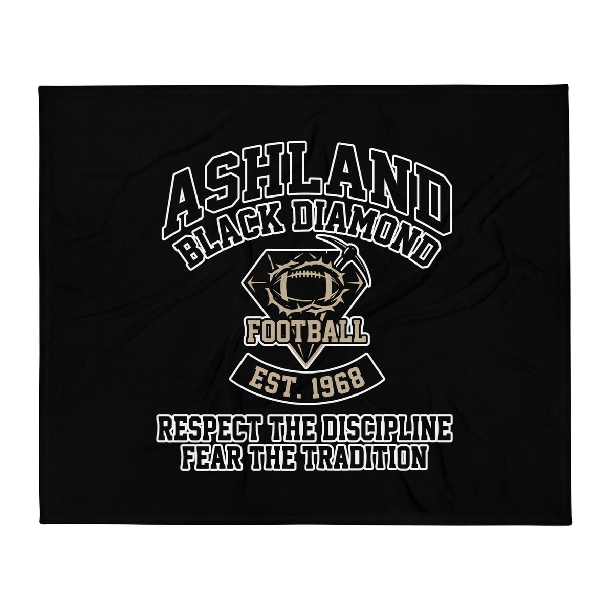 Throw Blanket | Ashland Black Diamonds | Emblem Logo