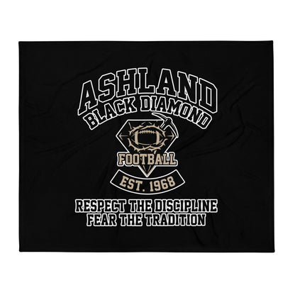 Throw Blanket | Ashland Black Diamonds | Emblem Logo