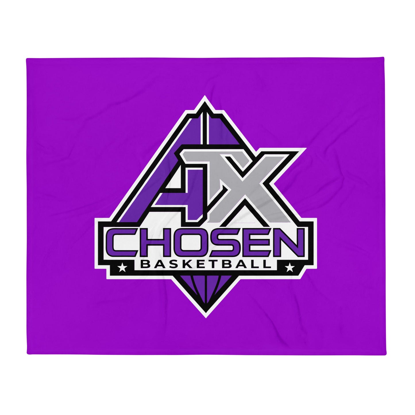 Throw Blanket | ATX CHOSEN Basketball | Icon Logo