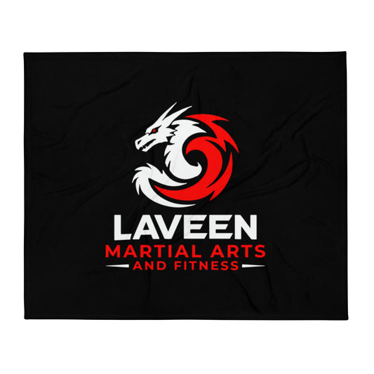 Throw Blanket | AZ DRAGONS MMA | Aura Strike Logo