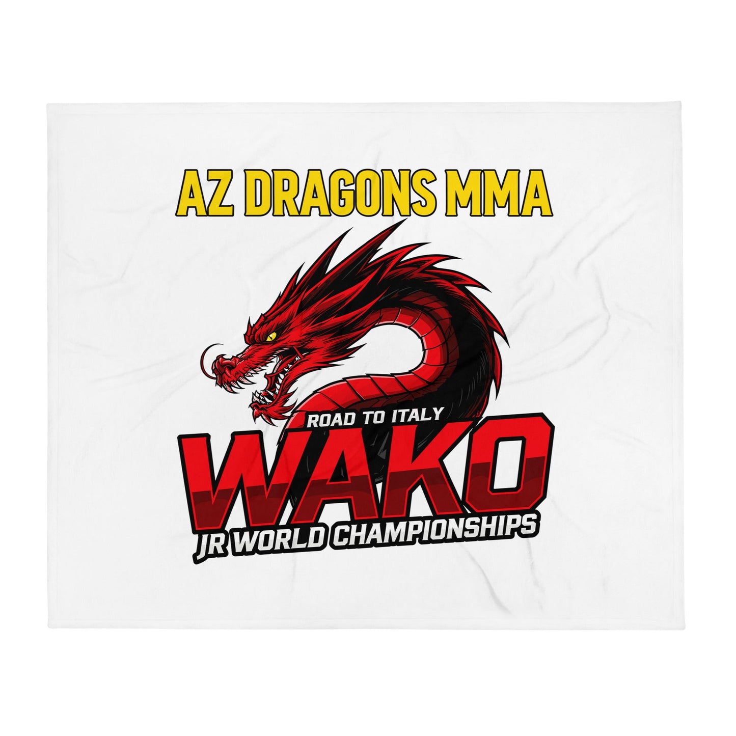 Throw Blanket | AZ DRAGONS MMA | Vanguard Logo