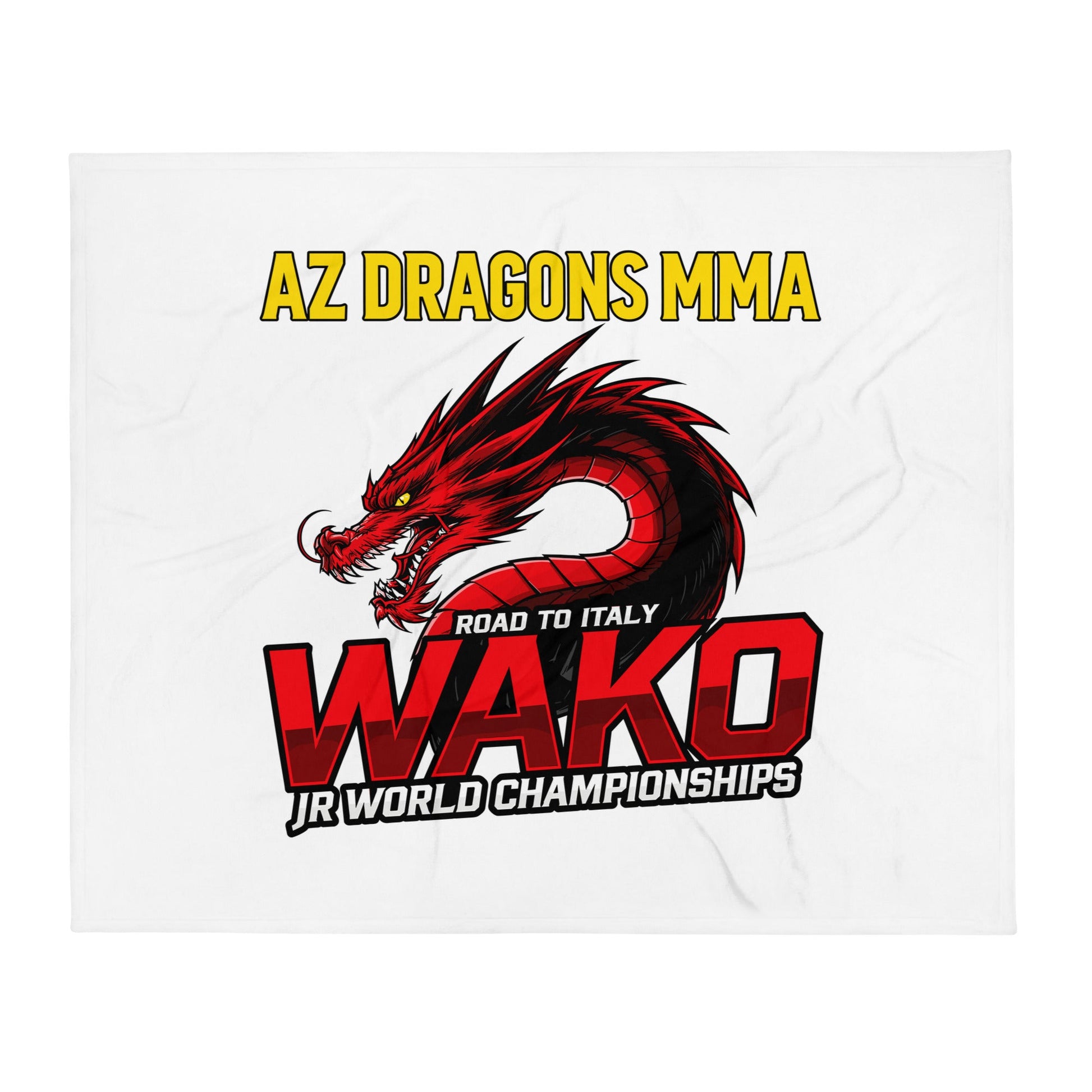 Throw Blanket | AZ DRAGONS MMA | Vanguard Logo