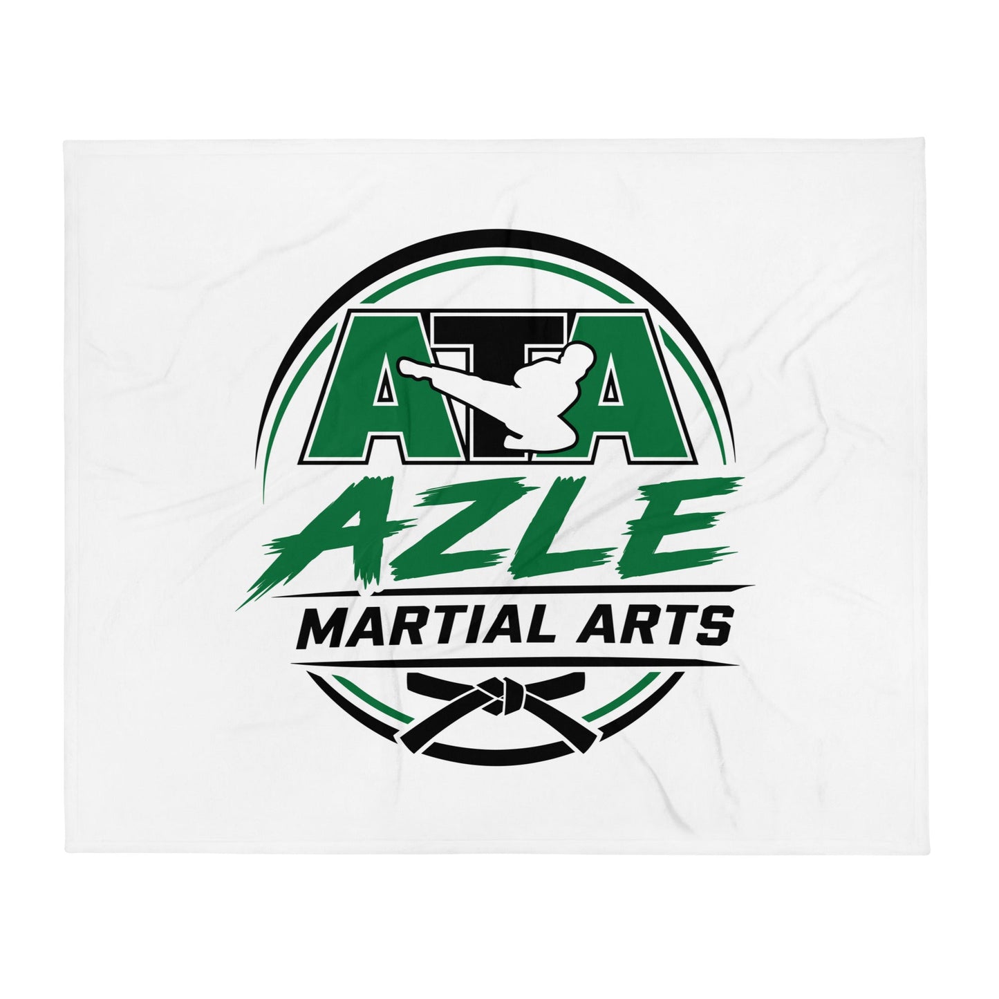 Throw Blanket | Azle Martial Arts | Vanguard Emblem Logo