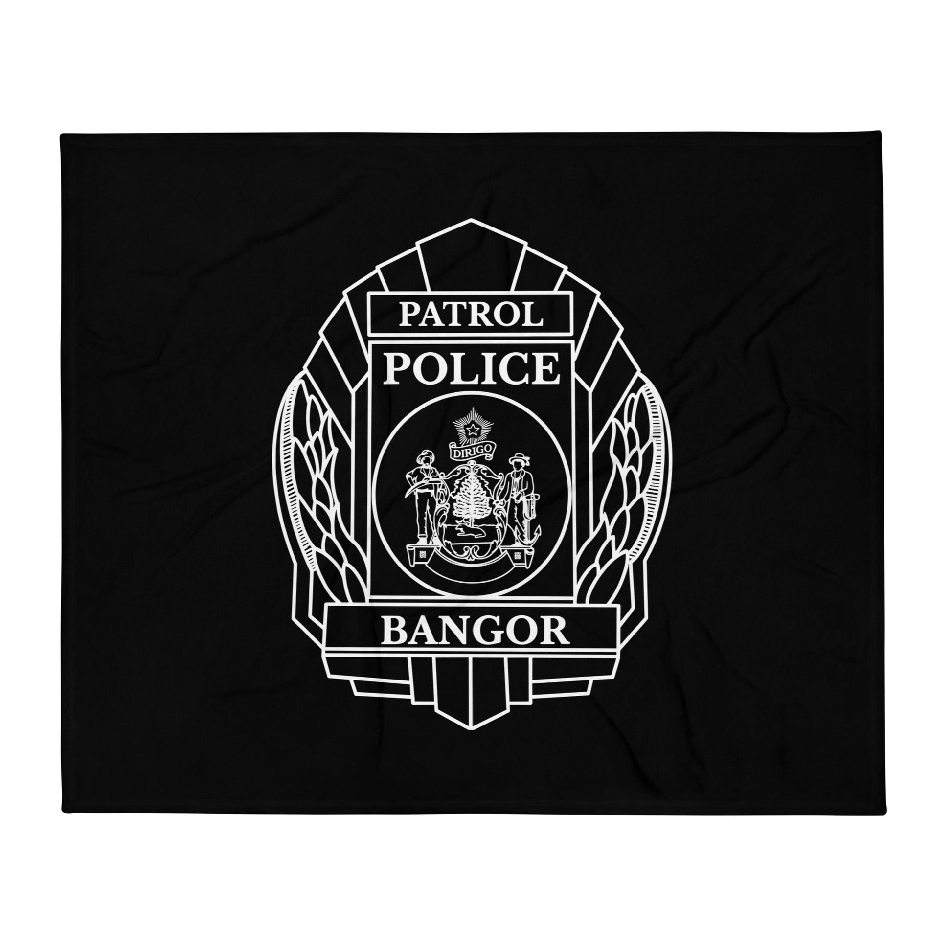 Throw Blanket | Bangor PD | Badge Logo