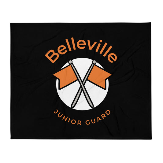 Throw Blanket | Belleville Community Guard Programs | Crest Logo