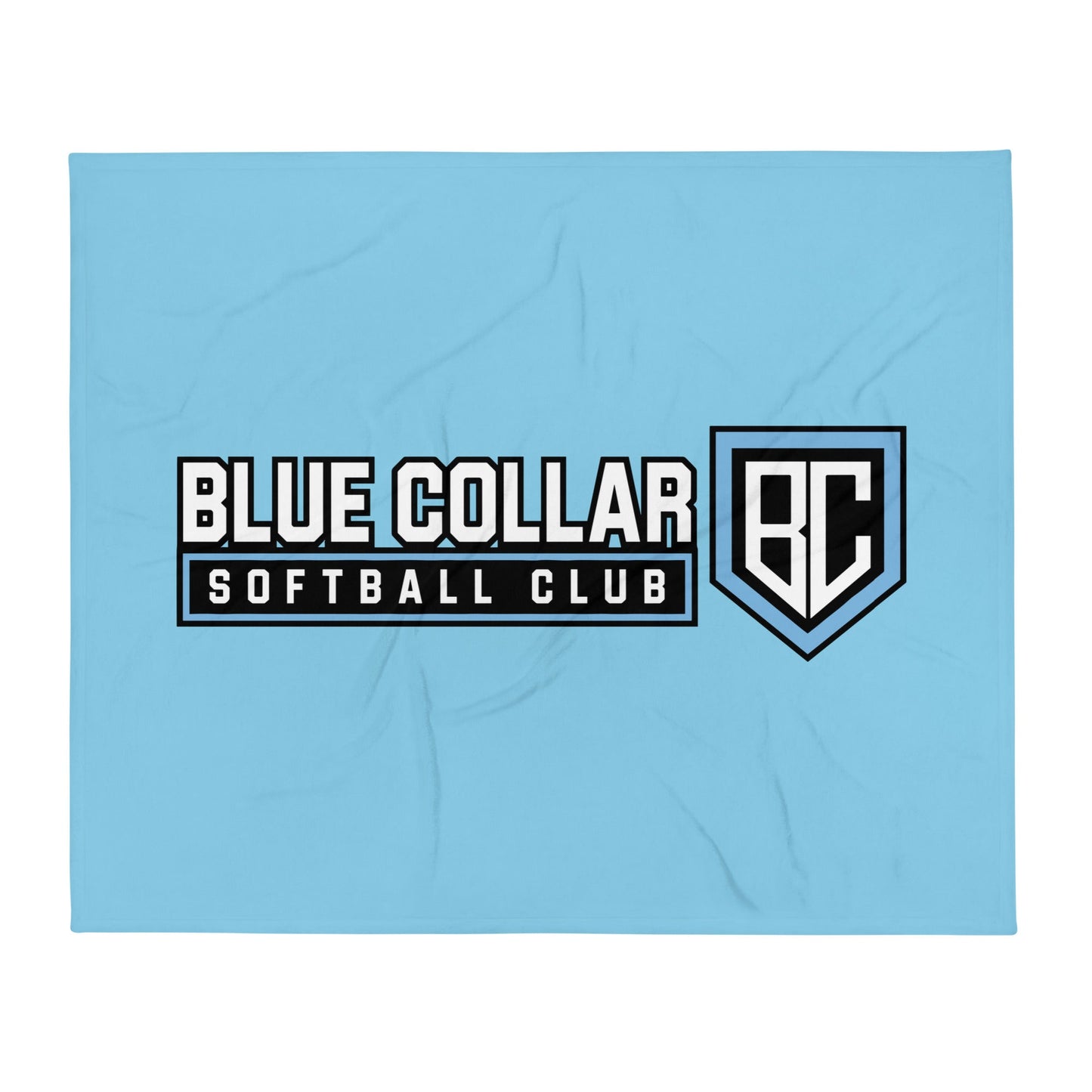 Throw Blanket | Blue Collar Softball 2034 | Vanguard Logo
