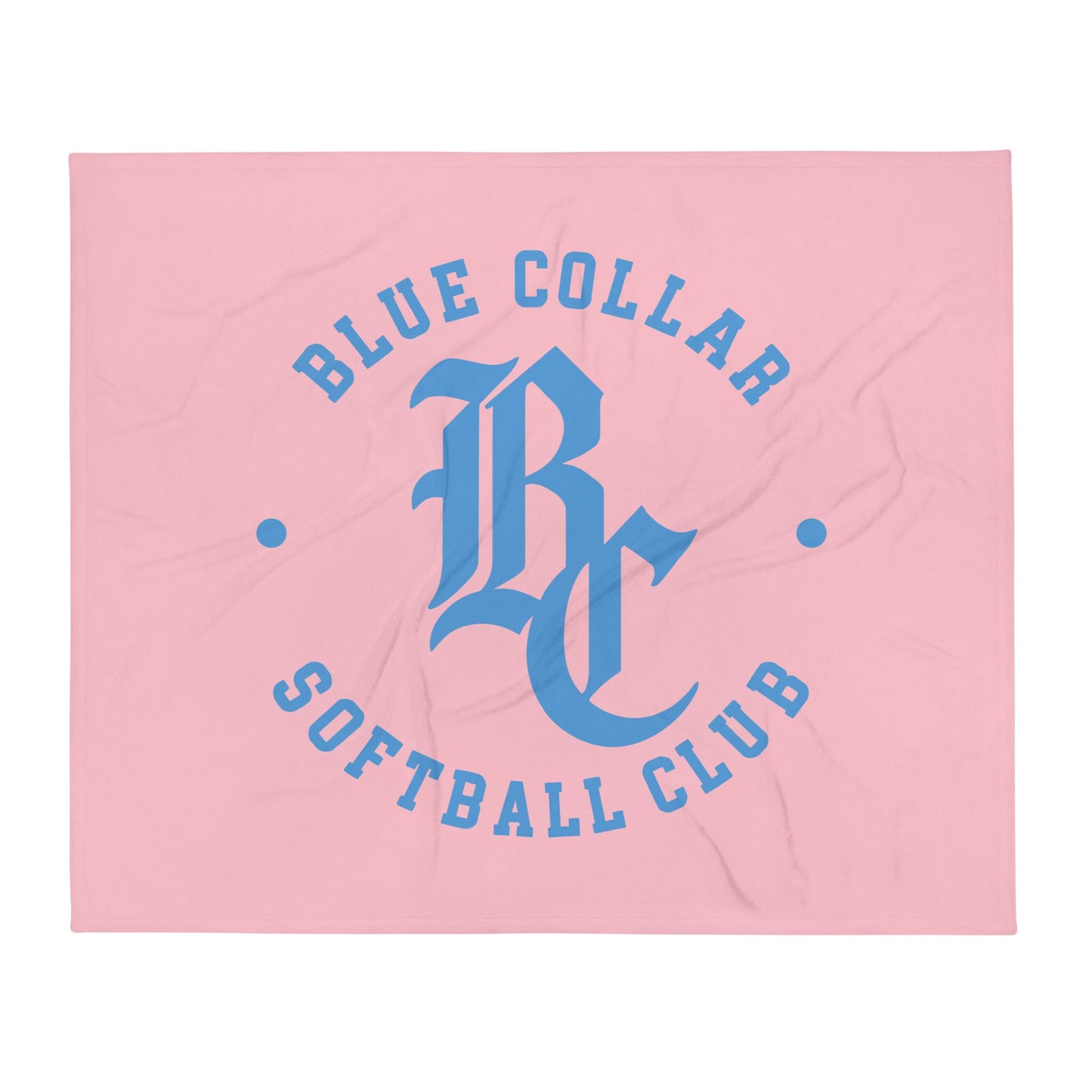 Throw Blanket | Blue Collar Softball 2034 | Varsity Logo