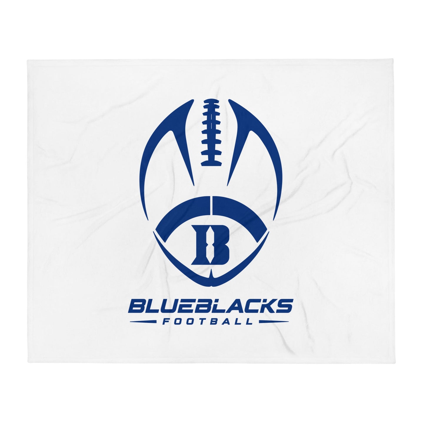Throw Blanket | Blueblacks Football Club | Emblem Logo